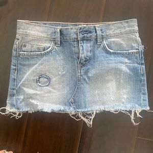 Mini Jean Skirt